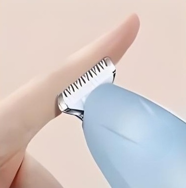 Veilig Blauw Tondeuse Honden/Katten Tondeuse Blauw met brede kop