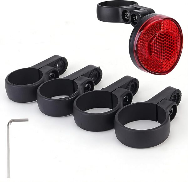 Rood Reflecterende Achterlamp + Tag Geschikt voor Apple