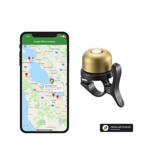 AirBell Pro Goud + Tag Geschikt voor Android