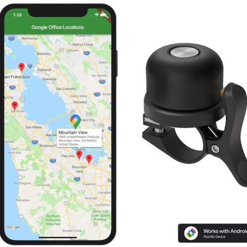 AirBell Pro Zwart + Tag Geschikt voor Android