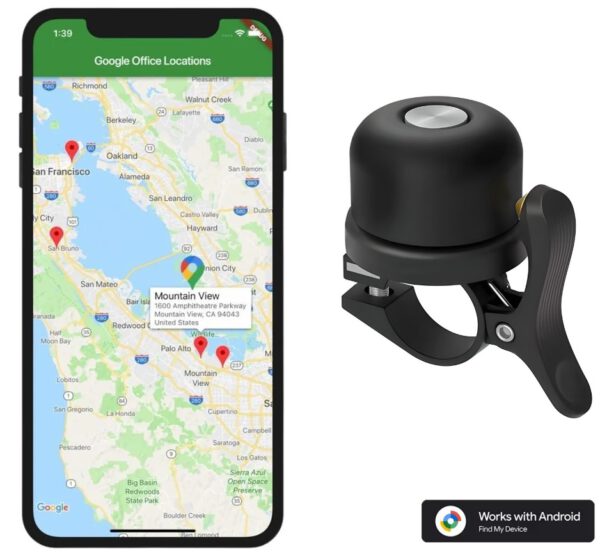 AirBell Pro Zwart + Tag Geschikt voor Android