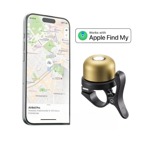 AirBell Pro Goud + Tag Geschikt voor Apple