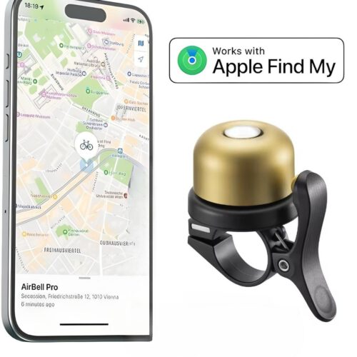 AirBell Pro Goud + Tag Geschikt voor Apple