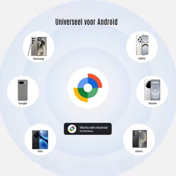 AirBell Pro Zwart + Tag Geschikt voor Android