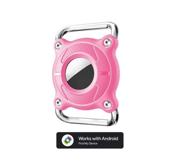Taghouder voor Halsband of Tas geschikt voor Android Roze