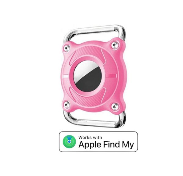 Taghouder voor Halsband of Tas geschikt voor Apple Roze