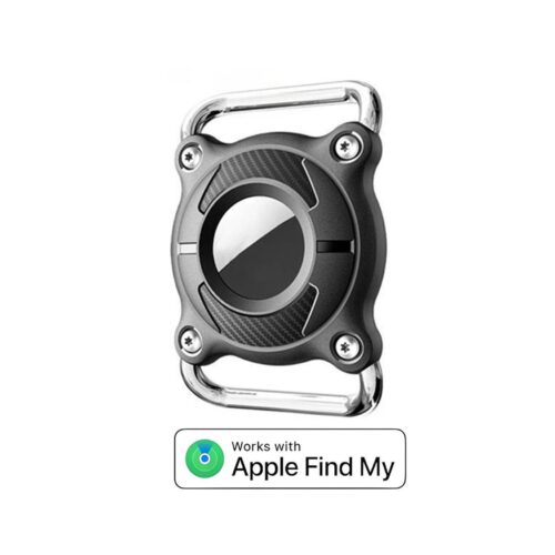 Taghouder voor Halsband of Tas geschikt voor Apple Zwart