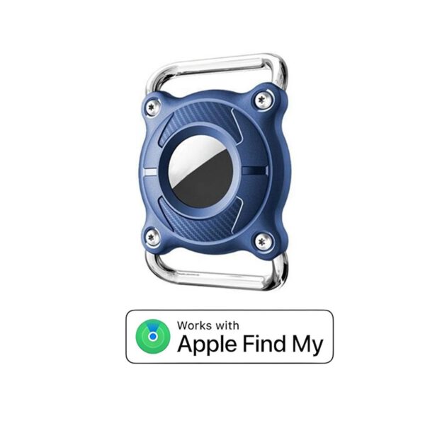 Taghouder voor Halsband of Tas geschikt voor Apple Blauw
