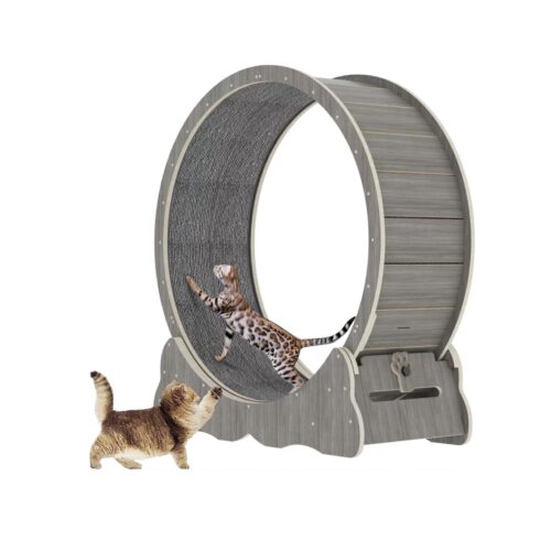 Loopwiel Hout Grijs