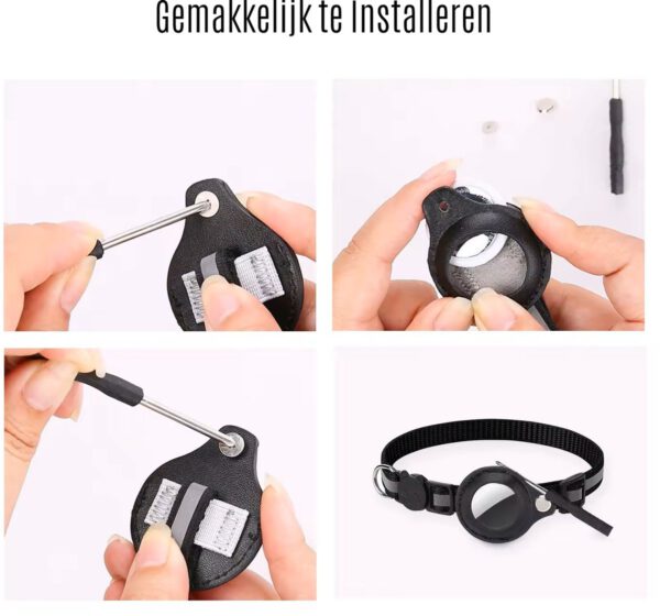 Kattenhalsband geschikt voor Apple
