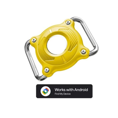 Taghouder voor Halsband of Tas geschikt voor Android Geel