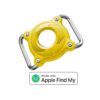 Taghouder voor Halsband of Tas geschikt voor Apple Geel