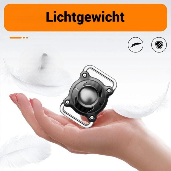 Taghouder voor Halsband of Tas geschikt voor Apple Zwart