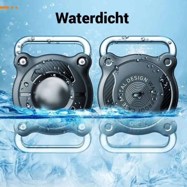 Taghouder voor Halsband of Tas geschikt voor Apple Zwart