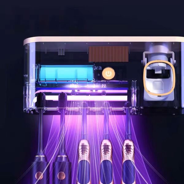 UV-tandenborstelhouder Zwart