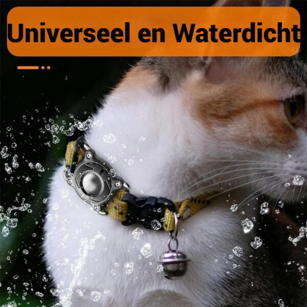 Taghouder voor Halsband of Tas geschikt voor Apple Zwart