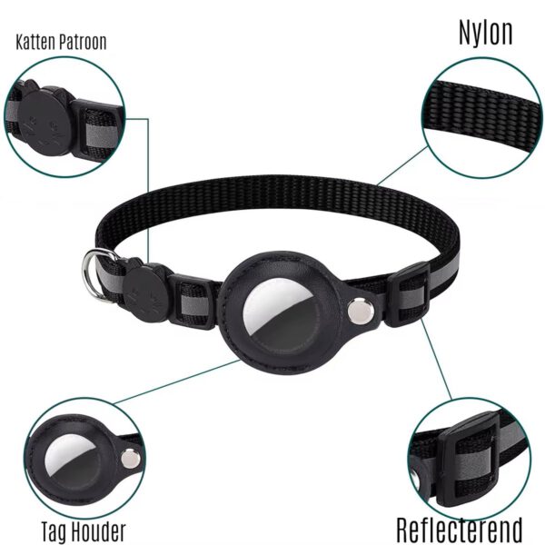 Kattenhalsband geschikt voor Apple
