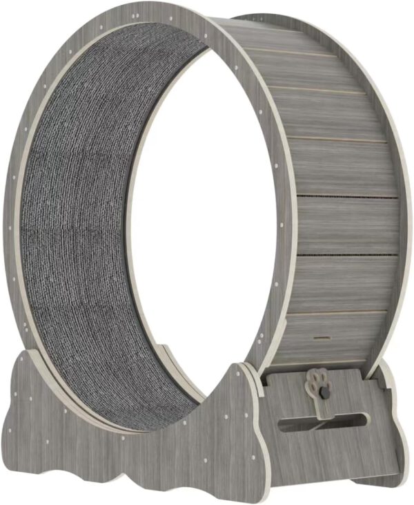 Loopwiel Hout Grijs