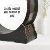 Loopwiel Hout Zwart XL
