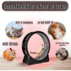 Loopwiel Hout Zwart XL