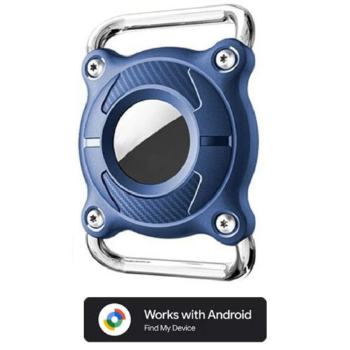 Taghouder voor Halsband Blauw Android Taghouder voor Halsband of Tas Blauw Geschikt voor Android Find My Device