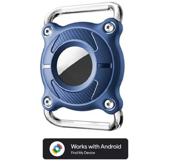 Taghouder voor Halsband Blauw Android Taghouder voor Halsband of Tas Blauw Geschikt voor Android Find My Device