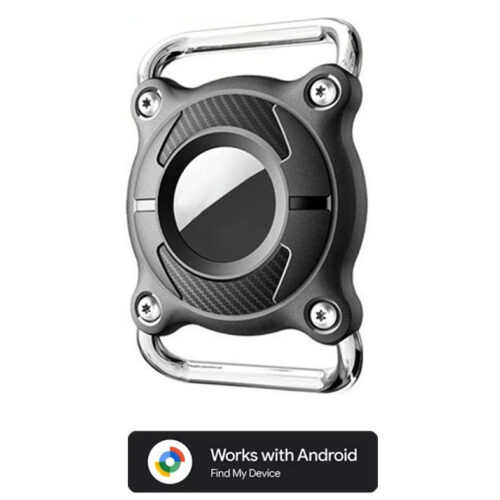 Taghouder voor Halsband Zwart Android Taghouder voor Halsband of Tas Zwart Geschikt voor Android Find My Device