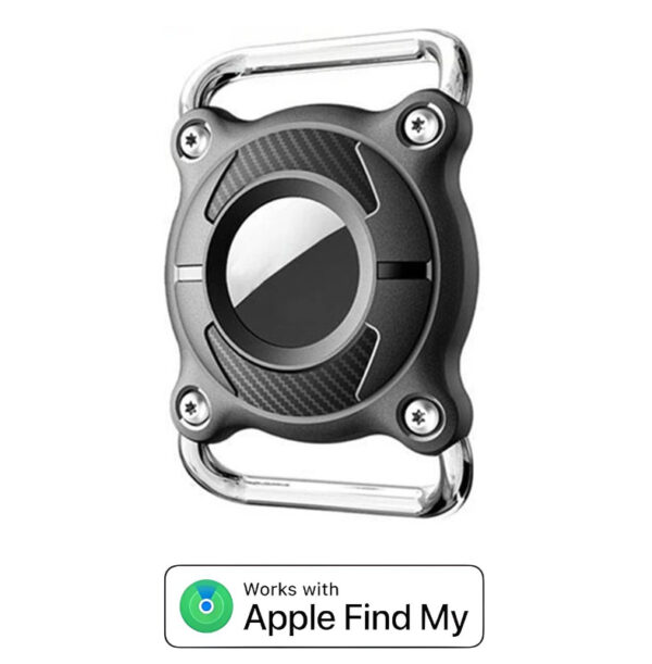 Taghouder voor Halsband Zwart Apple Taghouder voor Halsband of Tas Zwart Geschikt voor Apple Find My