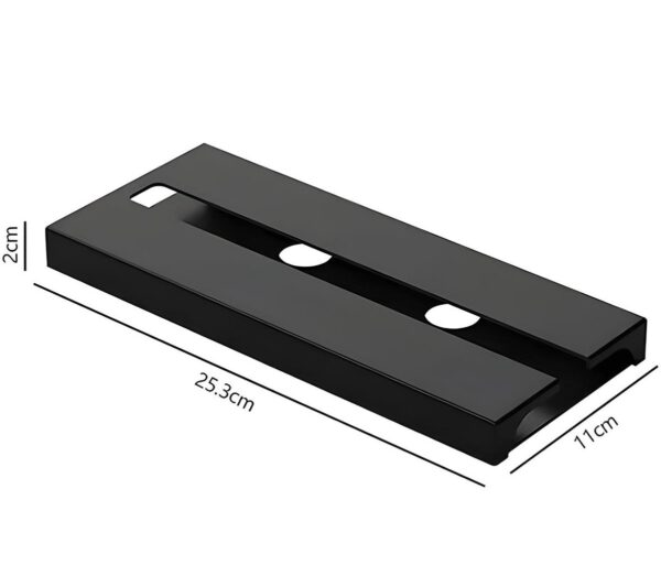 1200x630 Wijnglazenhouder Zwart