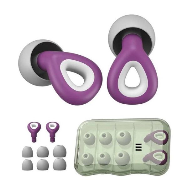 550x587 Oordopjes tegen geluidsoverlast of snurkers Paars