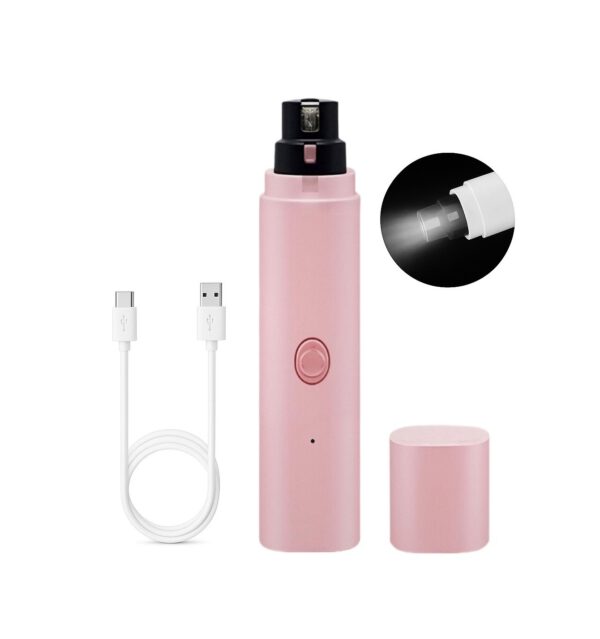 Nagelvijl Roze 1 Elektrische Nagelvijl Roze