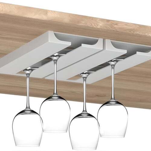 Wijnglazenhoude Wit 3 Wijnglazenhouder Wit Dubbele Rij